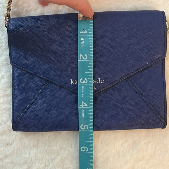 kate spade Dark Blue Purple Mini Crossbody With Gold Hardware - Picture 7 of 7